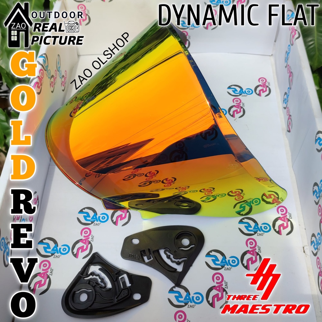 Kaca Helm INK DYNAMIC Visor open venom FLAT ink dinamik kaca datar nyaman by Three Maestro dinamic helmet tebal premium tm3