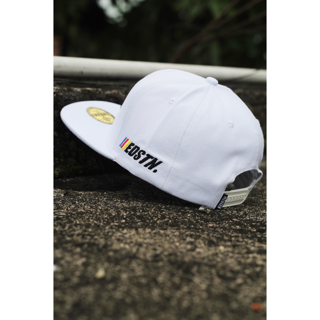 Eddostyn Topi Snapback Premium Distro Unisex WHITE