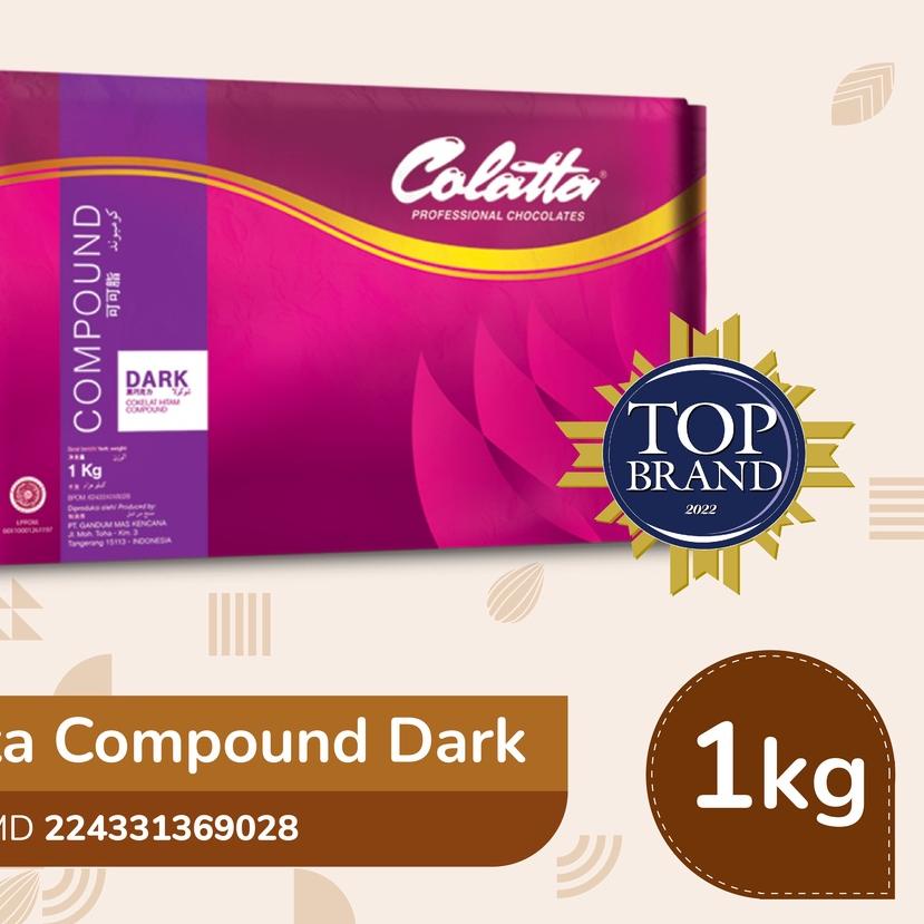 

♖ Colatta Compound Chocolate Dark - Coklat Batang 1Kg ➣