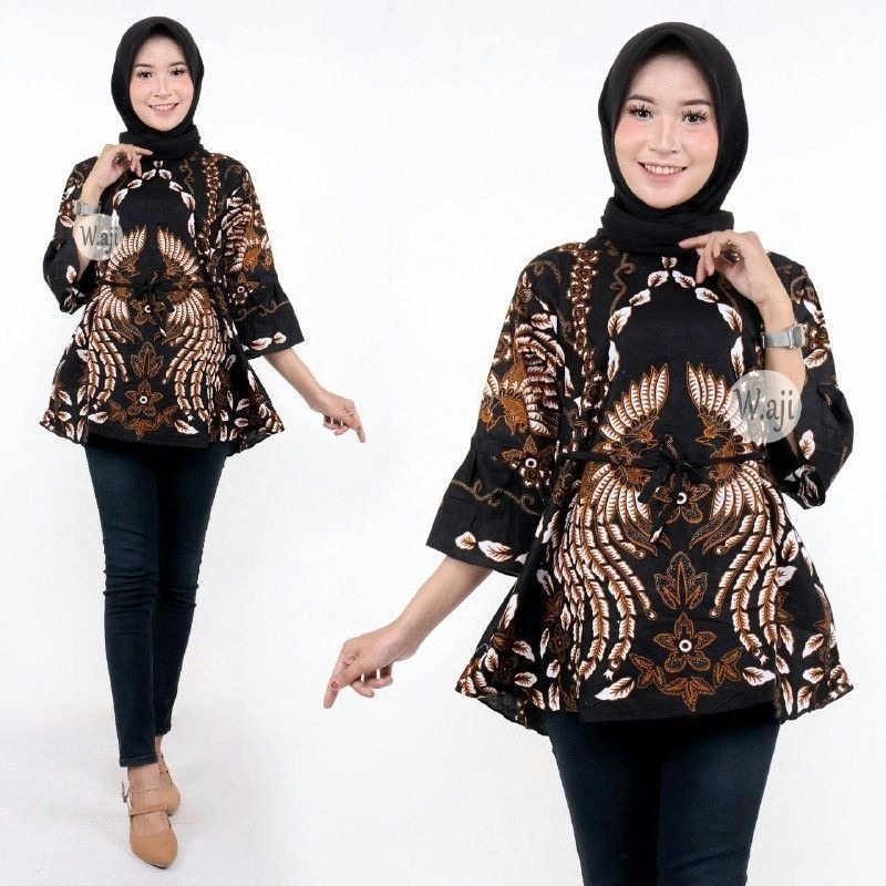 Atasan Batik Wanita PPBTK07 Modern Batik murah Cassual Atasanbatik Wanitabatik