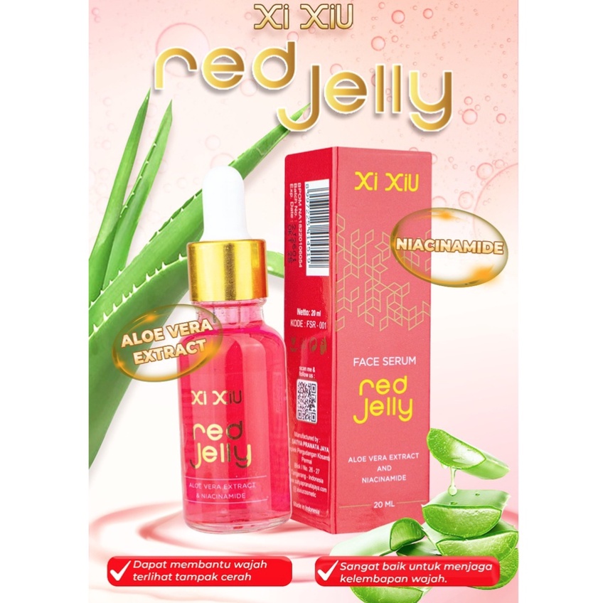 XI XIU FACE SERUM RED JELLY // SERUM WAJAH BPOM