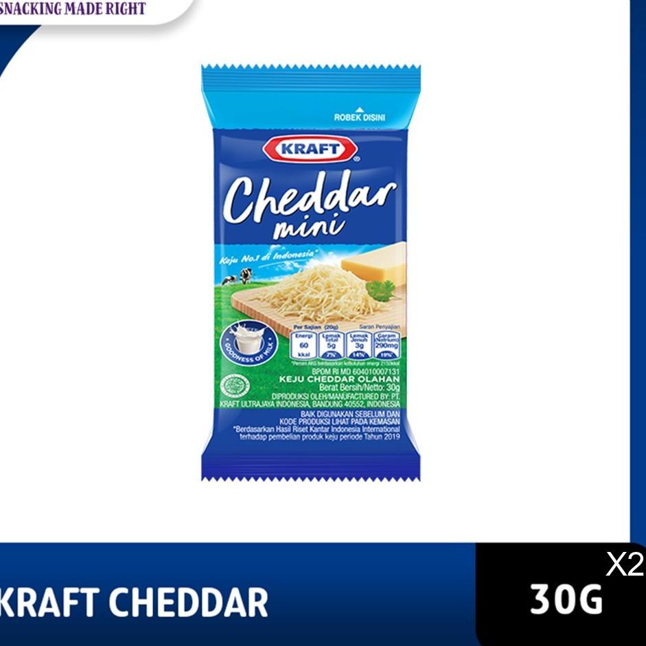 

Promotion Kraft Keju Cheddar Regular 30g Untuk Kue dan Burger - twinpack