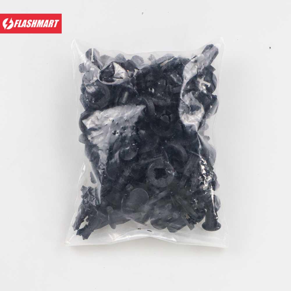 Flashmart Klip Kancing Plastic Car Buckle Rivet 20 x 10 mm 50 PCS - 1113