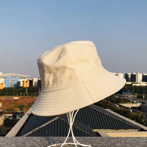 Topi Polos Bucket hat Topi Korean polos bolak balik pria wanita bisa bayar di tempat