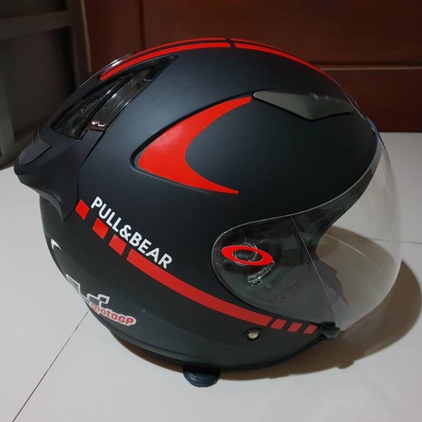 Cutting Sticker Visor Helm Logo O