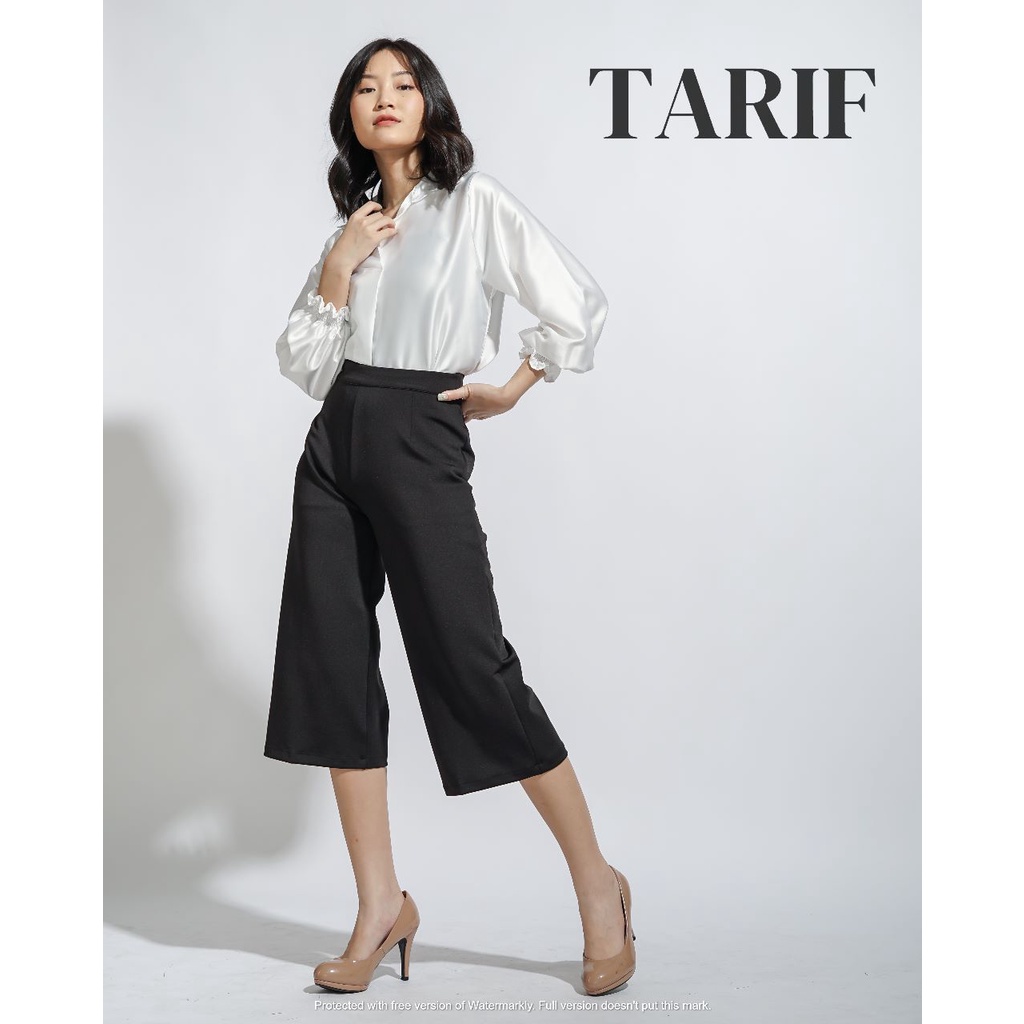 Itzy Celana Kulot 7/8 by TARIF - High Waist Kulot Premium