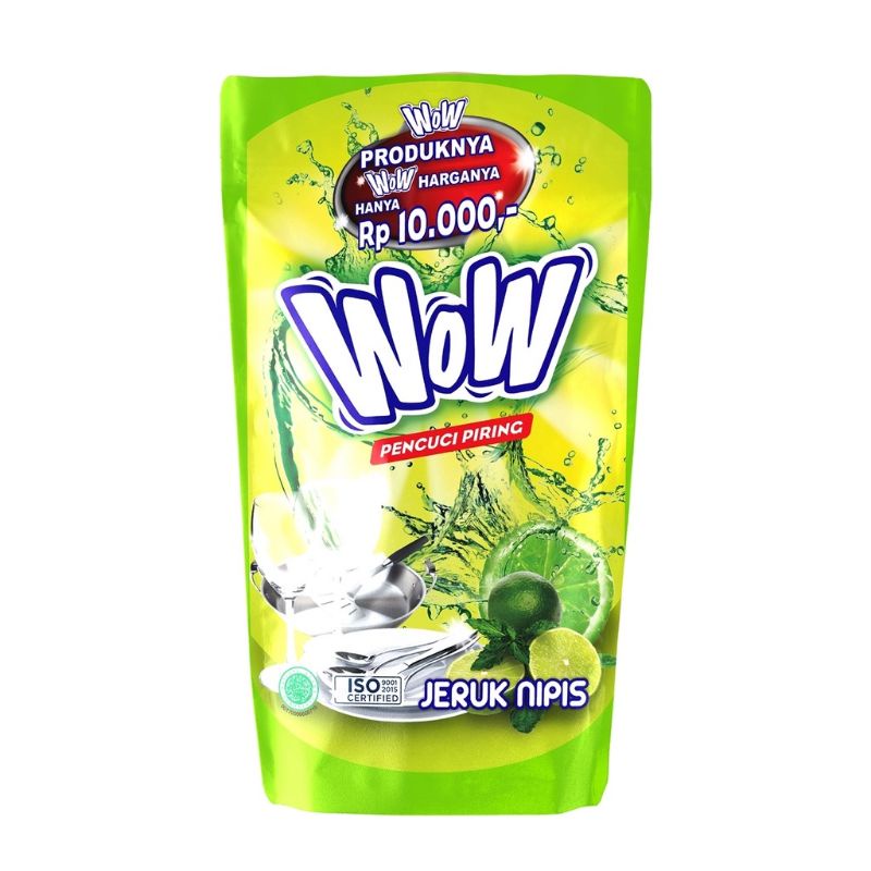 Pencuci Piring Jeruk Nipis - WOW Diswash Diswah Lime 700ml