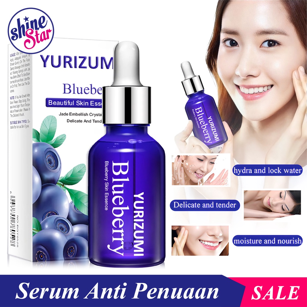 Yurizumi Wonder Serum Blueberry Essence Anti Penuaan Dini