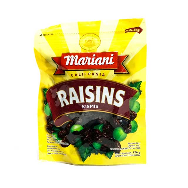 

MARIANI NTS RAISIN 170 GR