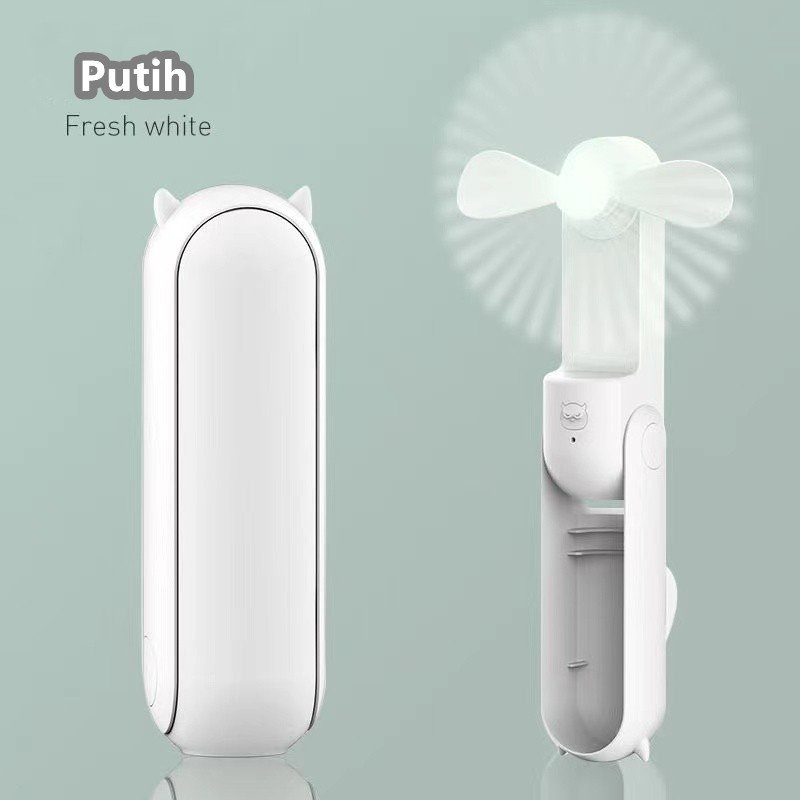 Mini Kipas angin 4800mAh Power bank 2 in1 USB Handheld Portable Fan