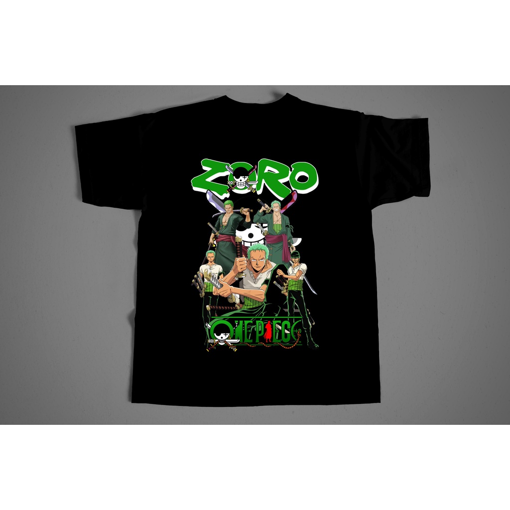 KAOS T SHIRT CUSTOM ZORO ONE PIECE (89)