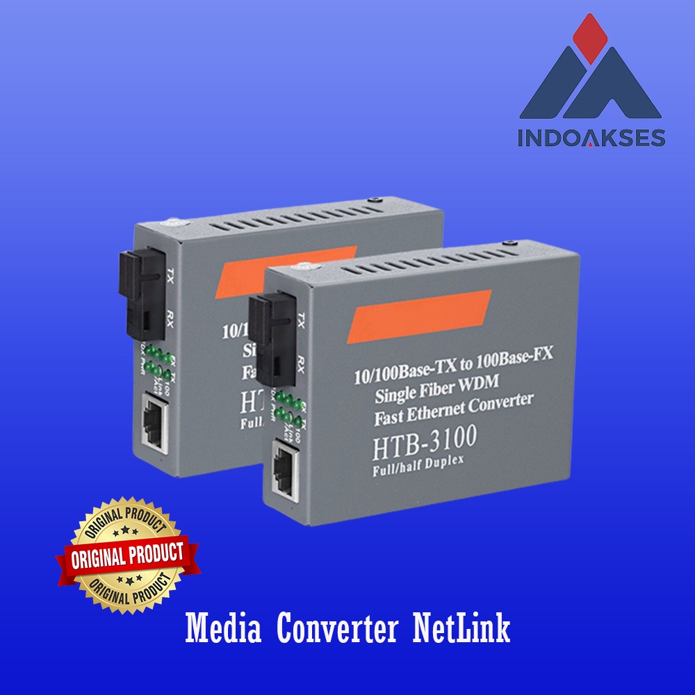 Netlink HTB 3100 AB HT3100 25KM SC 10/100Mbps Media Converter