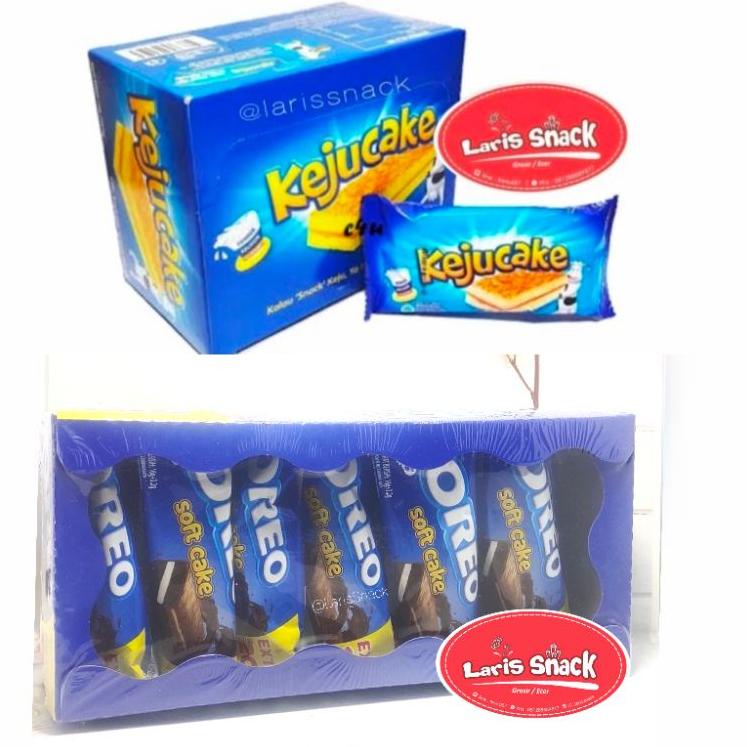 

Harga Bersaing Oreo Soft Cake / Kraft Keju Cake Box (Isi 12)