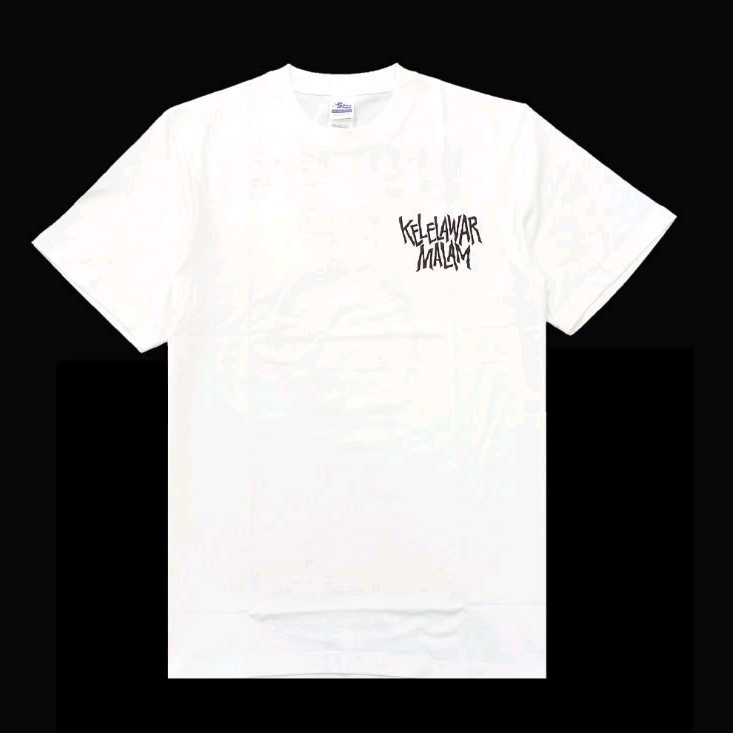 Tshirt KELELAWAR MALAM - KOREA TOUR - White