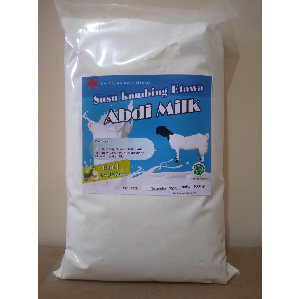 

(Avocado & Green Tea) Susu Kambing Etawa Bubuk Grade 2