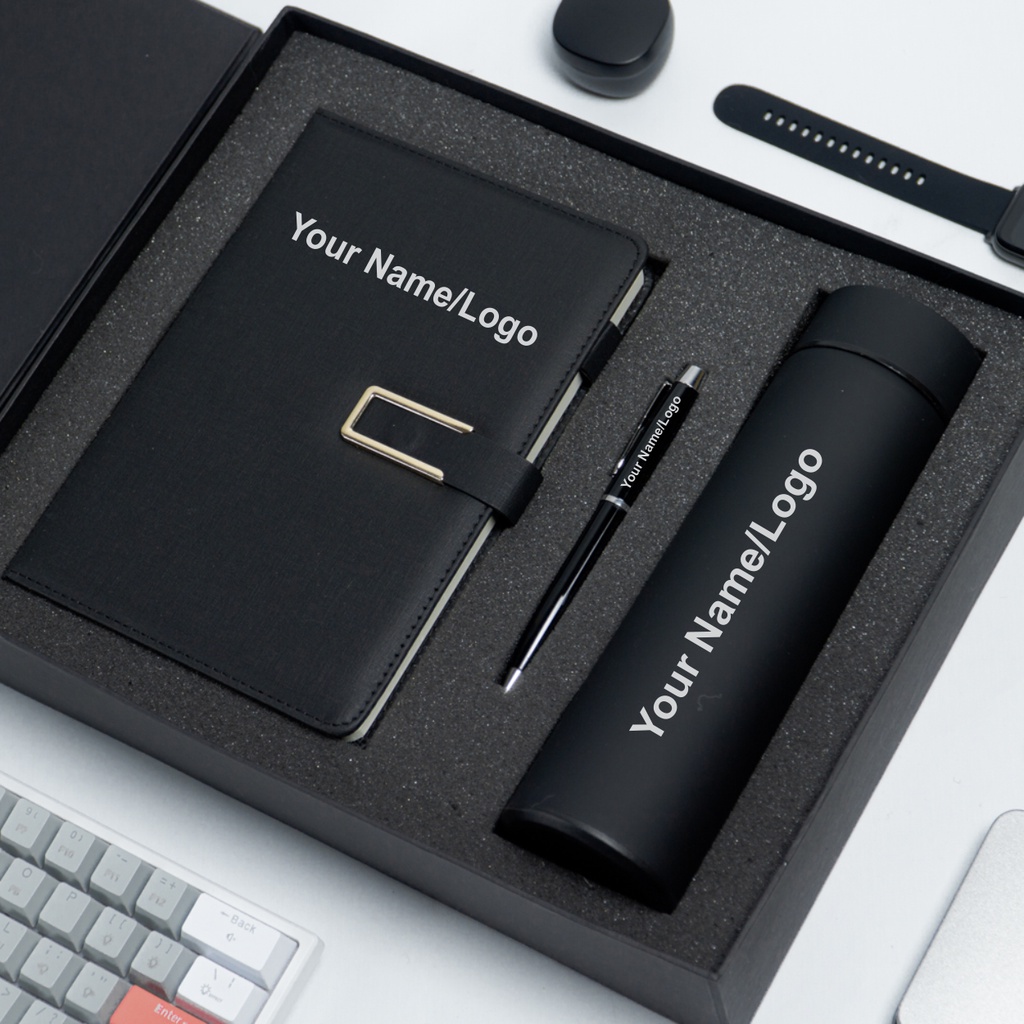 Custom Gift Set Tumbler Notebook Pulpen Hampers Corporate kantor hampers lebaran hampers hampers ram