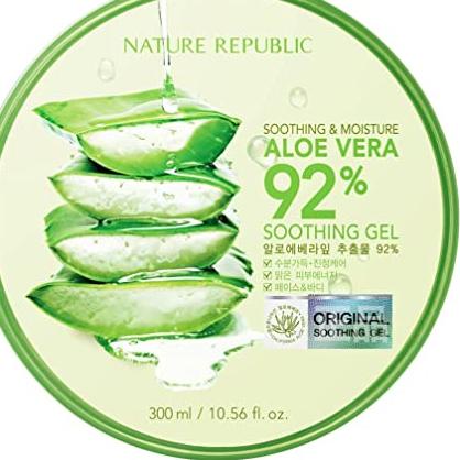 Terdepan [COD] NATURE REPUBLIC Aloe Vera 92% Soothing Gel - 300ml
