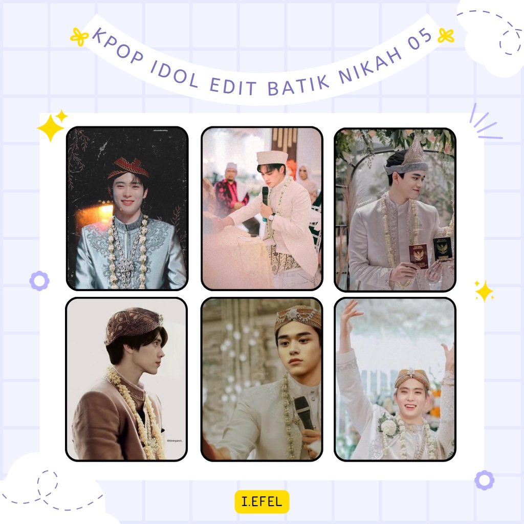 Kpop Idol NCT Edit Foto Batik-Nikah 05 -i.efel-