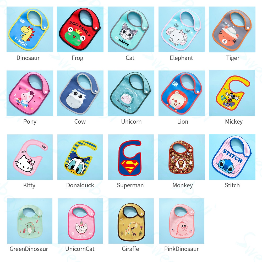 Slabber Bayi waterproof / Celemek Bayi Murah bib Bayi Import