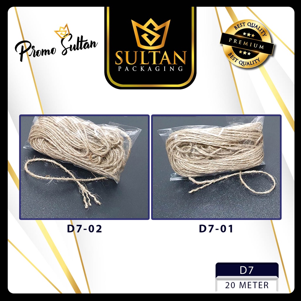 

SULTAN - Tali Goni -Tali Goni Termurah 3ply - D7