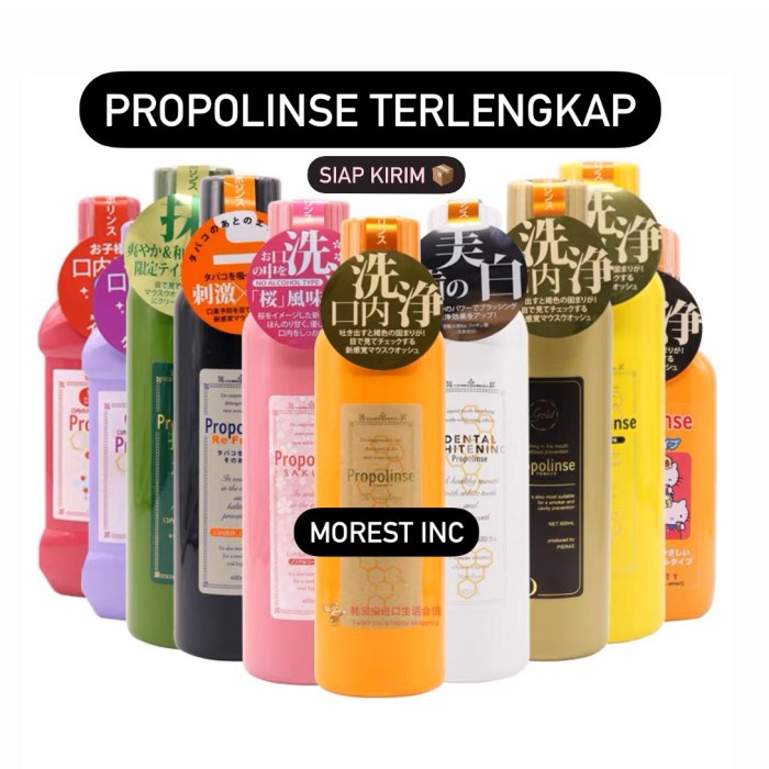 TERLARIS- Propolinse mouthwash obat kumur jepang original import (NEW)