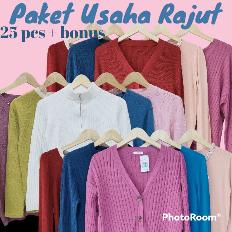 Paket Usaha Baju 25 pcs+bonus