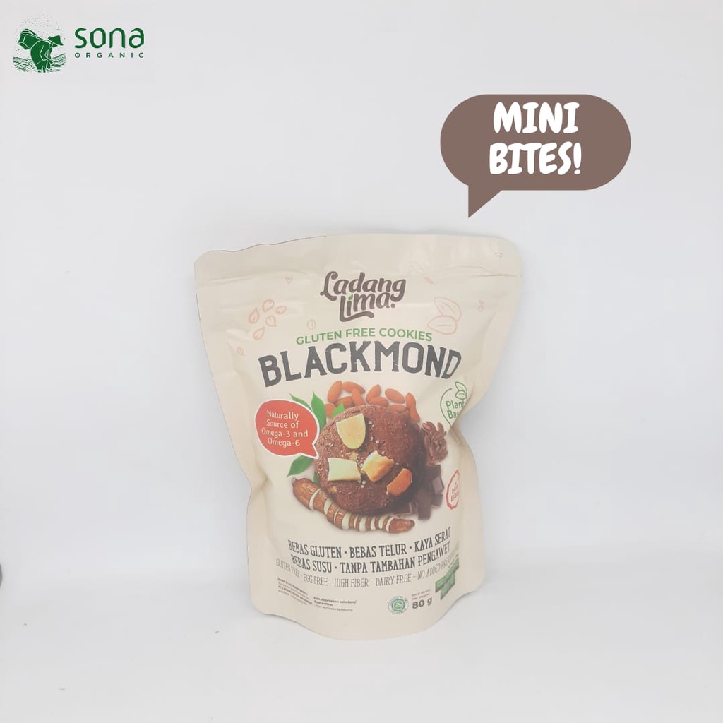

Blackmond Mini 80gr - Ladang Lima - Cookies Gluten Free - Kue Kering