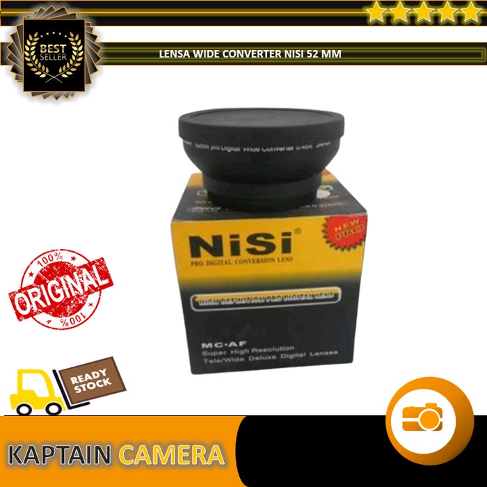 Terlaris Lensa Wide Converter Nisi 52 Mm