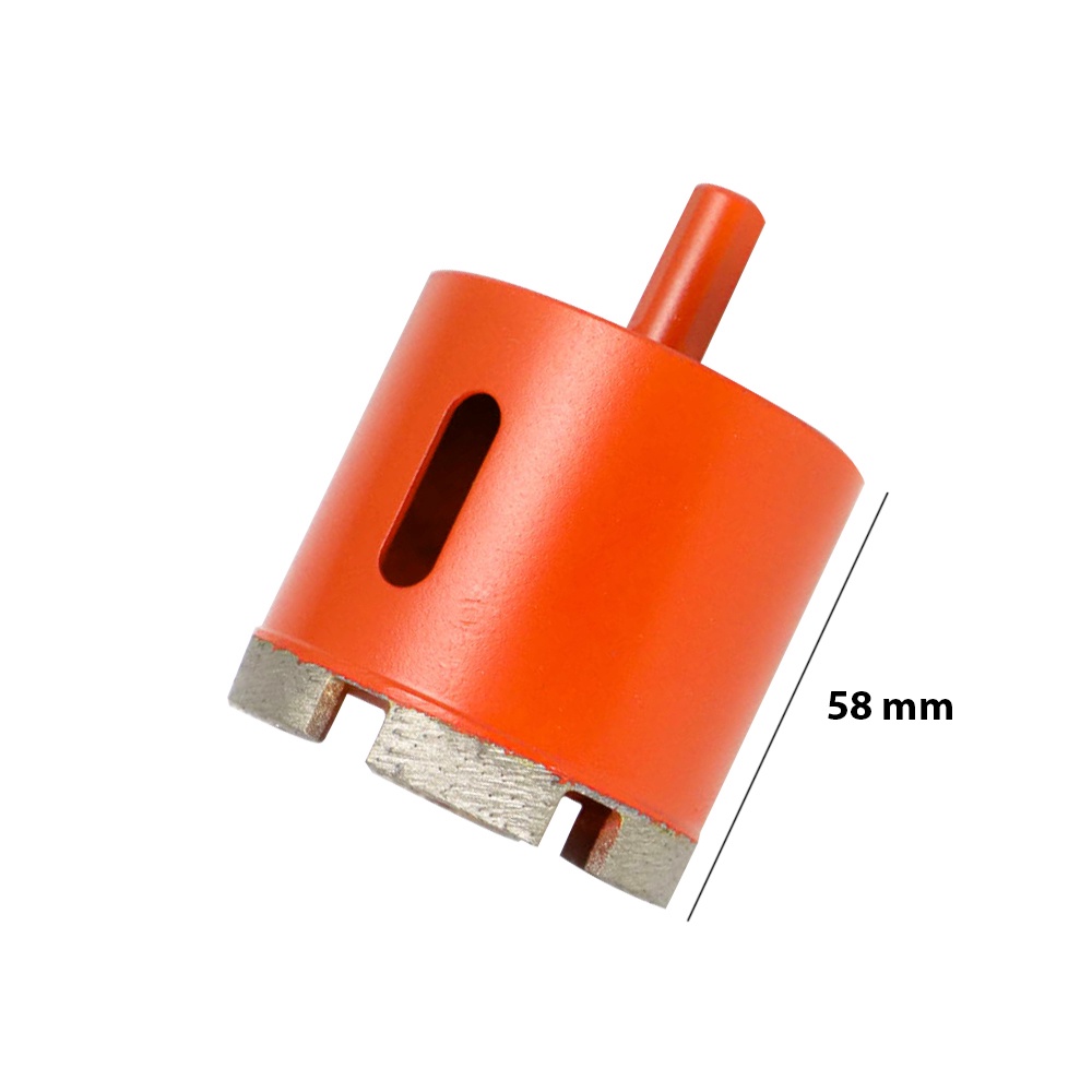 Mata Bor Hole Punch Carbide Diamond Marble Granite Drill Bit 60 mm - V12 - Orange