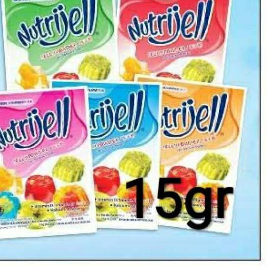 

♀ Nutrijell 15gr perbox isi 12 pcs ➢