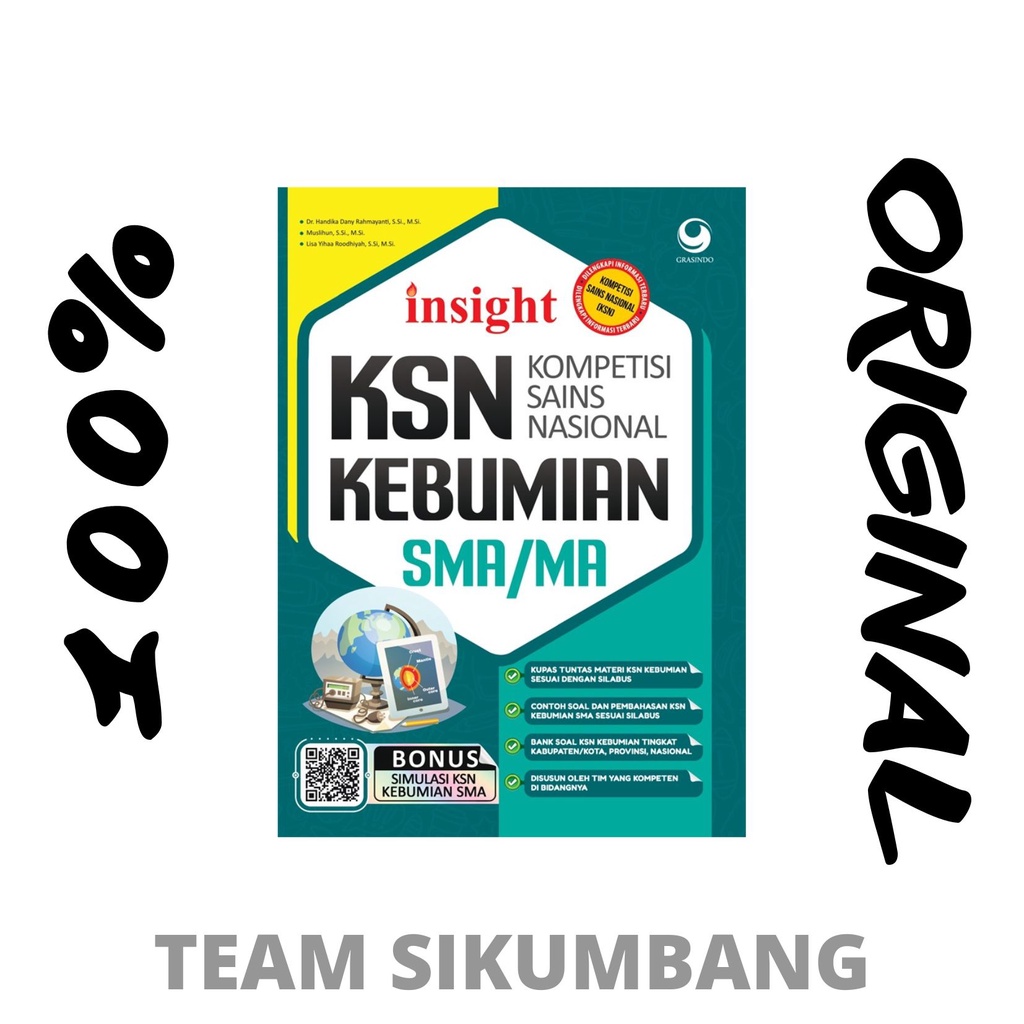 BUKU INSIGHT KSN (Kompetisi Sains Nasional) Kebumian SMA