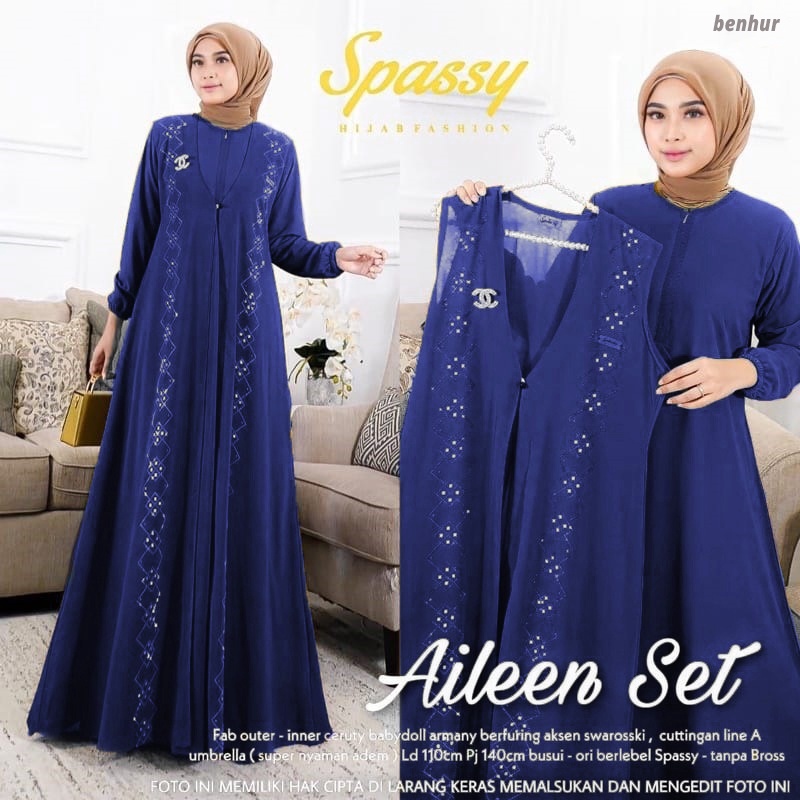 [Ada jumbo] AILEEN set / Ailen Dres / Aileen Dress / Aileen Gamis-Benhur