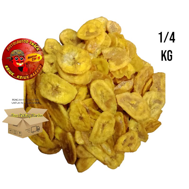 Keripik pisang madu manis 250 gram