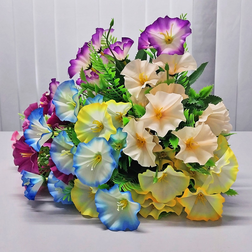 Bunga Hias Plastik Tangkai Bouquet Bunga Pajangan Dekorasi Rumah Artificial Flower PBP117 Azgalery