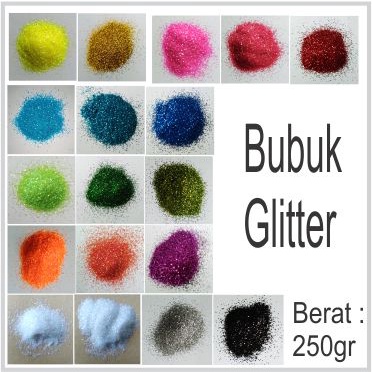 Gliter Glitter bubuk 250gr