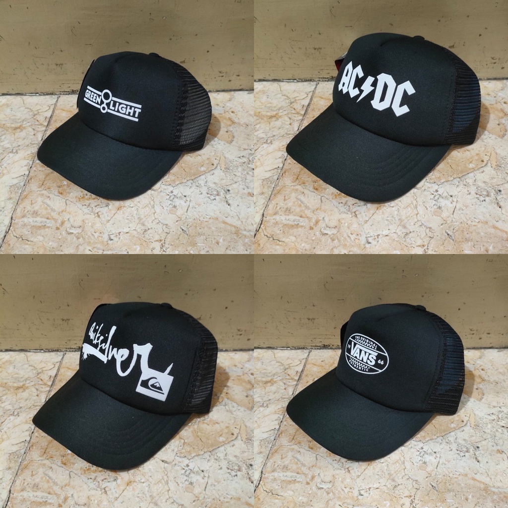 Topi Jaring Outdoor sablon /topi trucker / topi jaring distro premium /Jala Distro / Jala Trucker Sablon Surving