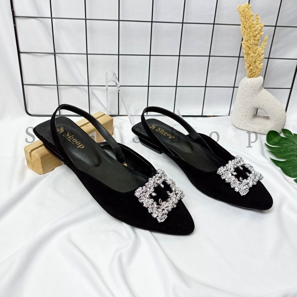 Sh Shop Roselind Mules Wanita Heels / Hak 2.5cm