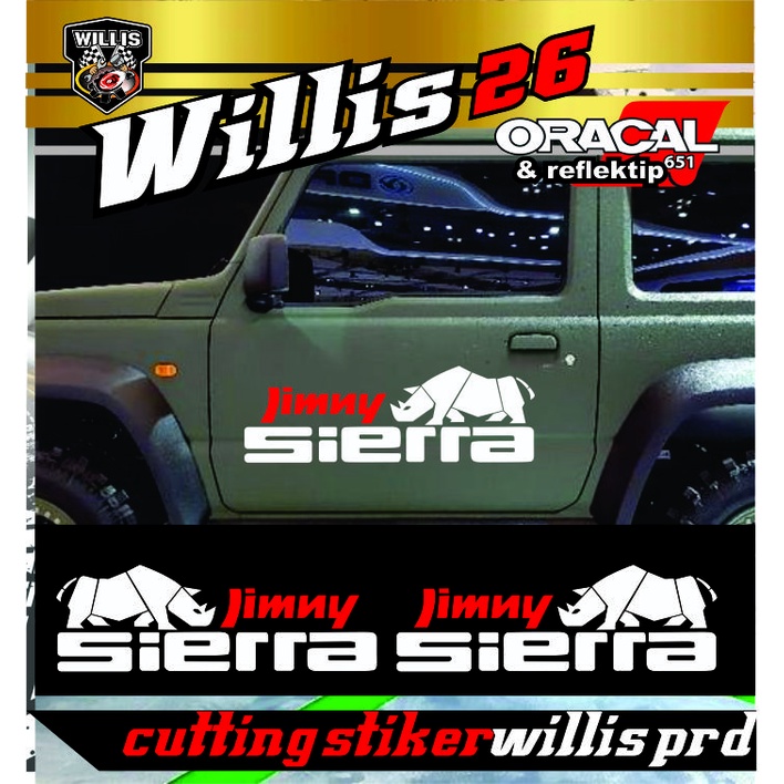 Cutting Sticker Body Mobil Jimny Sierra