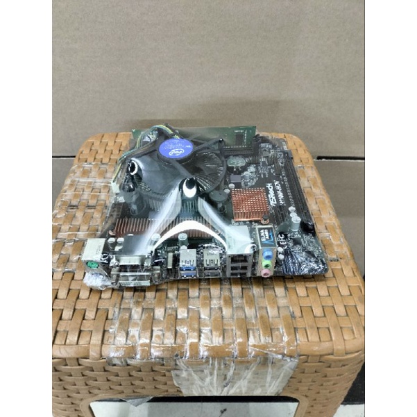 PAKETAN MANTHERBOART ASHROCK H110 PROCE G4400 RAM 4GB