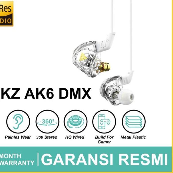 ✷ QKZ AK6 DMX with Mic Basshead HIFI Sound In Ear Monitor Earphone IEM Not AK6 Pro Max ➳