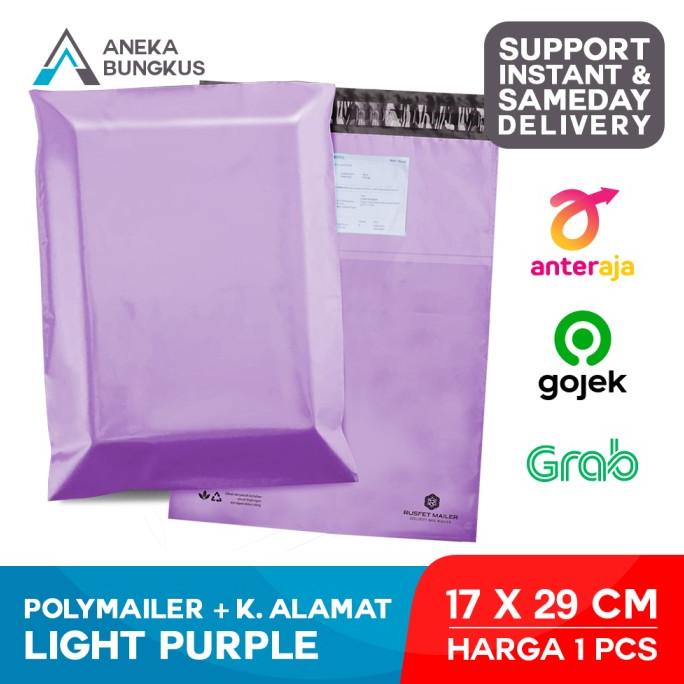 

Polymailer Amplop Packing Premium|Light Purple 17x25|Amplop Murah ram06