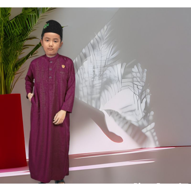 Cuci Gudang Jubah/Gamis Embos Sultan .Anak Laki-Laki