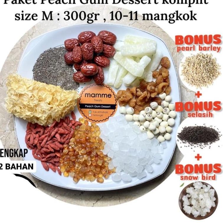 

Langsung Checkout Paket peach gum komplit super grade AAA++ / tao jiao 10-11cups