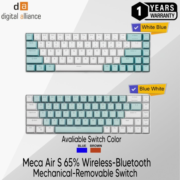 Terlaris Digital Alliance Meca Air S 65% Wireless