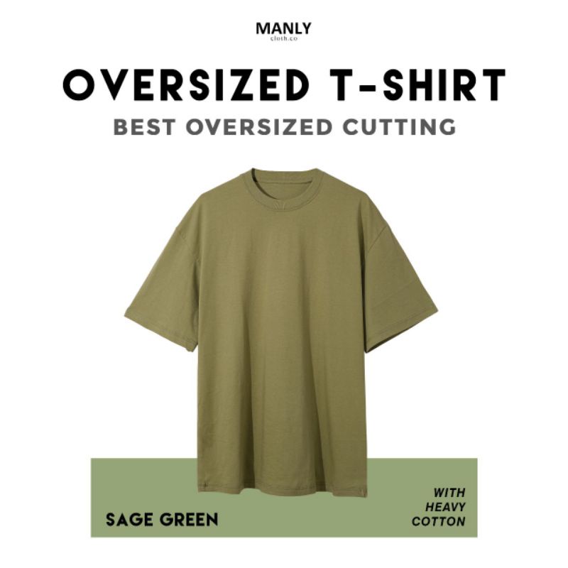 MANLY OVERSIZED SAGE GREEN