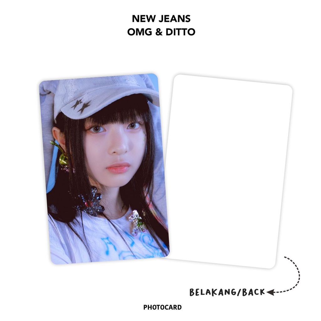 [1 SISI] Photocard New Jeans OMG Isi 25 pcs Unofficial