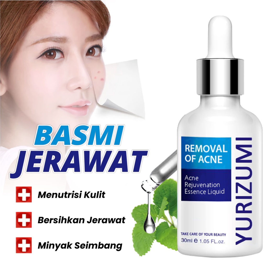 Serum Jerawat Ampuh Yurizumi Pure Skin Serum Menghilangkan Jerawat Maupun Bekas Jerawat