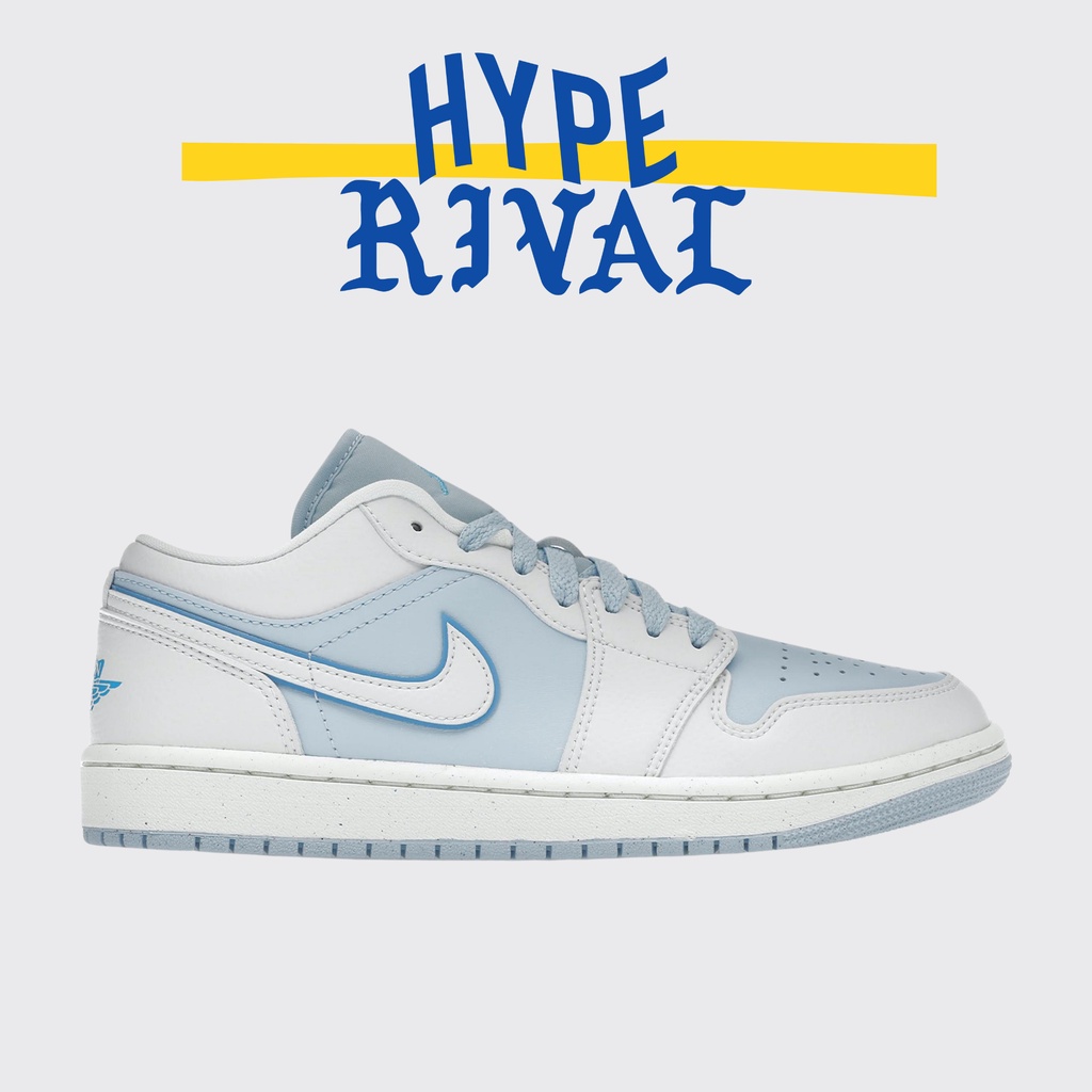 Air Jordan 1 Low Iced Blue (100% Original)