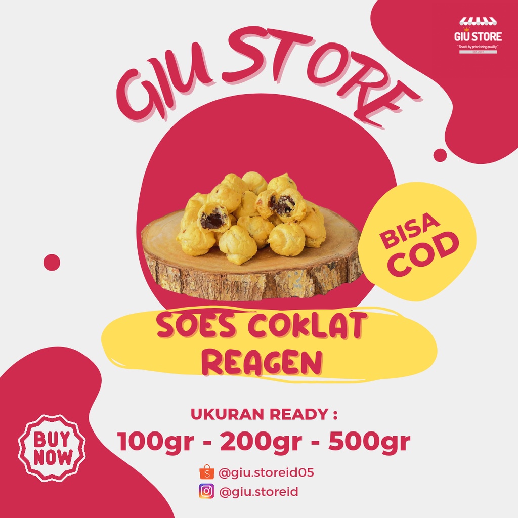 

SOES REAGEN/DOUBLE CHOCO/COKLAT VANILLA@200GR & 500GR