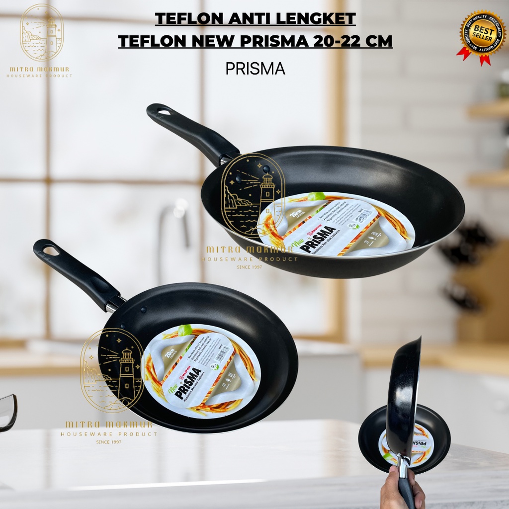 SALE!! TEFLON NEW PRISMA MASPION / TEFLON 20 - 22 CM / TEFLON ANTI LENGKET / TEFLON SERBAGUNA